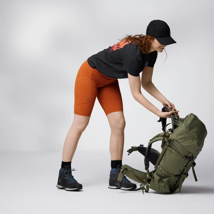 Fjällräven Abisko Tights Hose kurz terracotta brown (Damen)