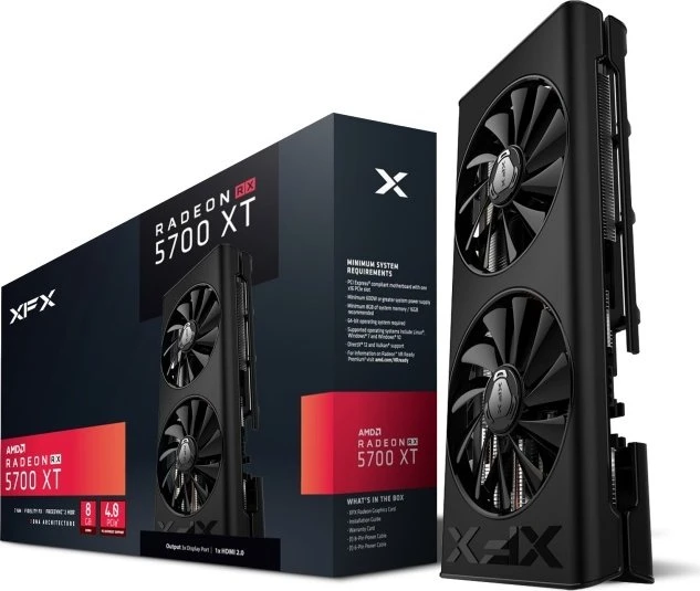 XFX Radeon RX 5700 XT Double Dissipation, 8GB GDDR6, HDMI, 3x DP