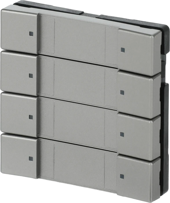 Busch-Jaeger Bedienelement 4/8-fach, Plattform 63, edelstahl