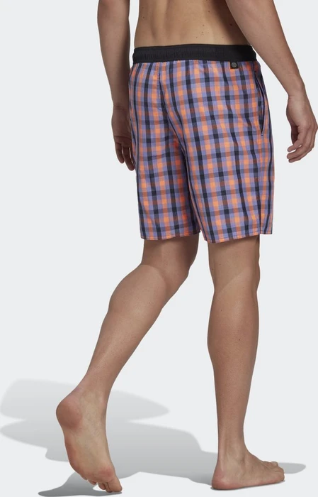 adidas Classic-Length Check Badeshorts legend ink/black (Herren)