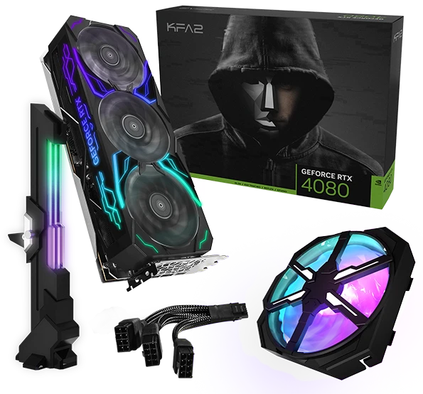 KFA2 GeForce RTX 4080 SG (1-Click OC), 16GB GDDR6X, HDMI, 3x DP