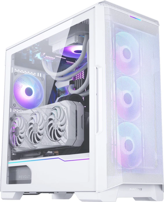 Phanteks Eclipse P500A DRGB matt, weiß, Glasfenster
