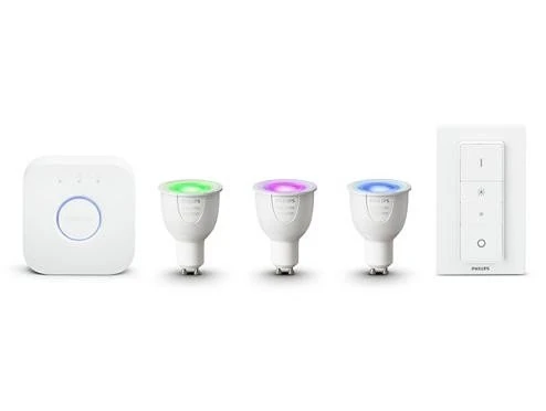 Philips Hue White and Color Ambiance GU10 6.5W Starter-Kit