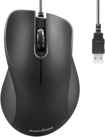 Perixx PERIMICE-221U Silent Ergonomic Mouse, schwarz, USB