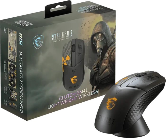 MSI Clutch GM41 Lightweight Wireless Stalker 2 Edition, USB