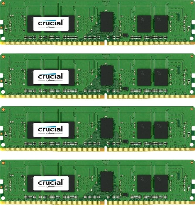 Crucial RDIMM 16GB Kit, DDR4-2133, CL15, 1RX8, reg ECC