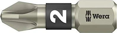 Wera 3855/1 TS Pozidriv Bit 1/4", PZ2x25mm, 1 Stück