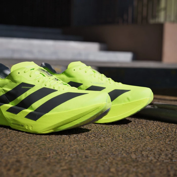 adidas Adizero Adios Pro 4 lucid lemon/core black/halo silver (Herren)