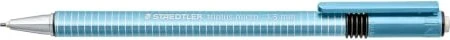Staedtler triplus micro Druckbleistift B 1.3mm, hellblau, Radierer, 10er-Pack