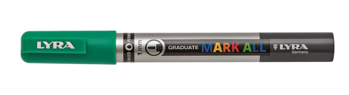 Lyra Graduate Mark All Permanentmarker 1mm smaragdgrün