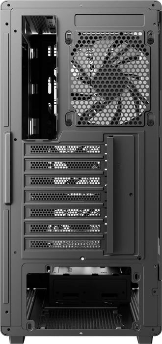 DeepCool CC550 4F, schwarz, Glasfenster