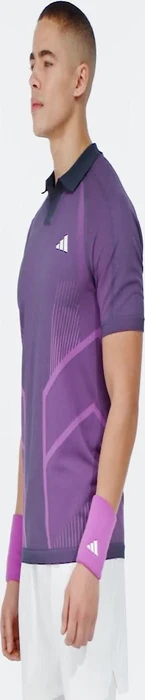 adidas Tennis Pro Seamless Aeroready FreeLift Poloshirt kurzarm aurora ink/preloved purple (Herren)