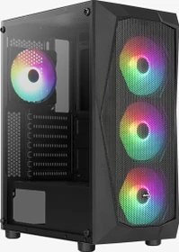 AeroCool Falcon, Lüfter LED Fixed RGB, Glasfenster