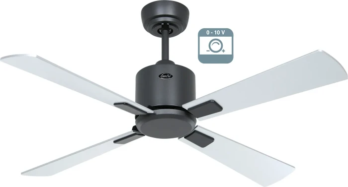 CasaFan Eco Neo III 103 BG-WN/SI 0-10V Deckenventilator silber/wenge