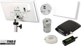 Microelectronic Easyfind Flat Traveller Kit II inkl. HD Camping Receiver und Tripod Adapter