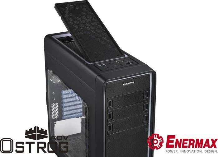 Enermax Ostrog ADV blau, Acrylfenster