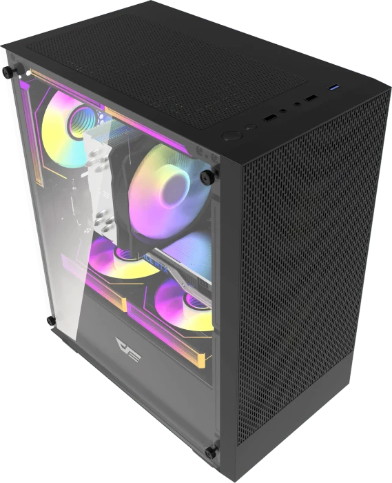DarkFlash M305 Black, Glasfenster