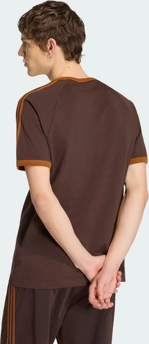 adidas 3-Streifen T-Shirt kurzarm aurora coffee/dusky bronze (Herren)