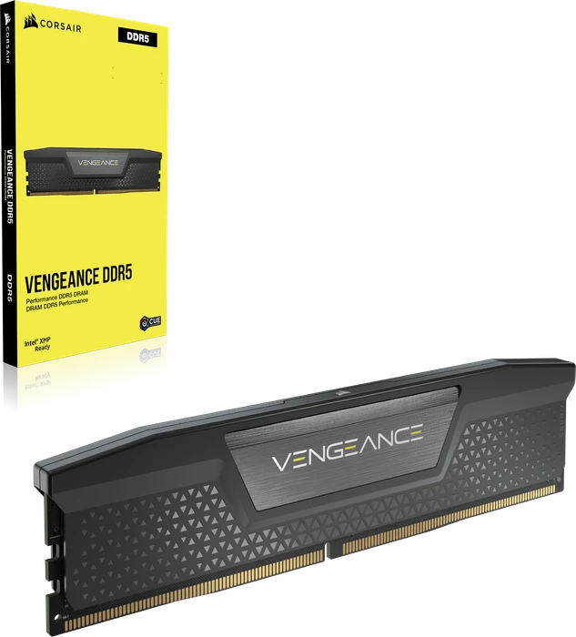 Corsair Vengeance schwarz UDIMM 16GB, DDR5-5200, CL40-40-40-77