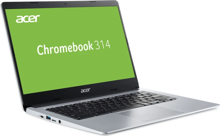 Acer Chromebook 14 CB314-1H-C2KX, silber, Celeron N4020, 4GB RAM, 64GB Flash, DE