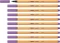 STABILO point 88 grauviolett, 10er-Pack Vorschaubild