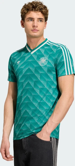adidas Deutschland 1990 Auswärtstrikot kurzarm power green (Herren)