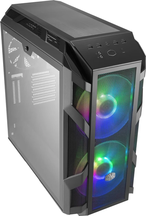 Cooler Master MasterCase H500M, grau, Glasfenster