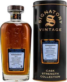 Signatory Vintage Cask Strength Collection Bunnahabhain 2012 10 Years Old 700ml