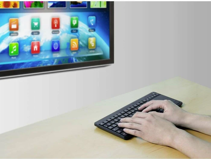 Renkforce MT-1006 Funktastatur mit Touchpad, USB, DE