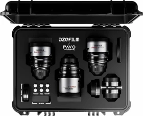 DZOFilm Pavo 2x Anamorphic 32/55/100mm Neutral Flare metric 3-Lens Set für PL