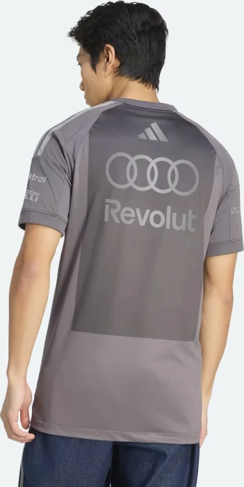 adidas Audi Revolut F1 Team Driver Replica Funktionsshirt kurzarm grau (Herren)