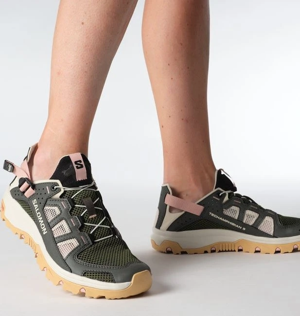 Salomon Techamphibian 5 peat/rainy day/hyma pink (Damen)