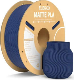 Elegoo PLA Matte, Navy Blue, Spule, 1.75mm, 1.00kg
