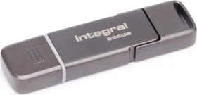 Integral SlimXpress Dual USSD 256GB Dark Bronze, USB-A + USB-C, USB 3.2 Gen 2×1