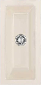 systemceram Mera 24 F/o Einbau Becken mittig fango