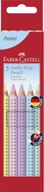 Faber-Castell Jumbo Grip Pastell Buntstift sortiert, Kartonetui, 5er-Set