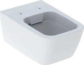Geberit iCon Square Wand-WC Tiefspüler, geschlossene Form, Rimfree weiß