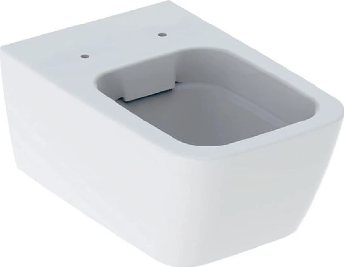 Geberit iCon Square Wand-WC Tiefspüler, geschlossene Form, Rimfree weiß