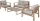 Garden Pleasure San Mateo Lounge-Set, 4-tlg. (985284)