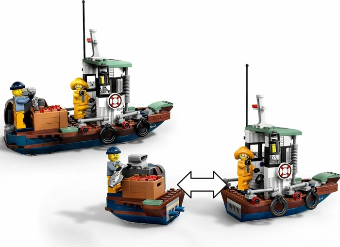 LEGO Hidden Side - Gekenterter Garnelenkutter