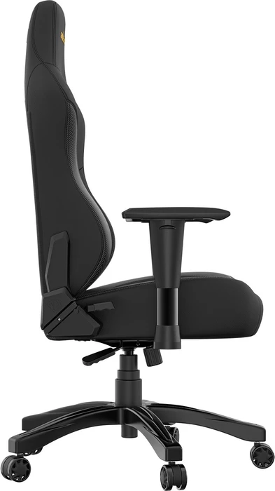 Anda Seat Phantom 3 L Gamingstuhl, Elegant Black, Kunstleder schwarz/Logo gold