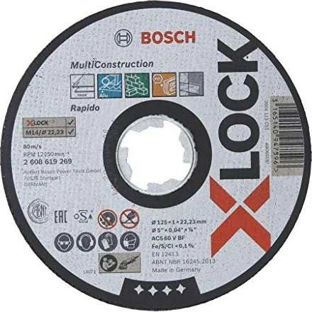 Bosch Professional X-LOCK MultiConstruction Trennscheibe
