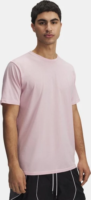 Under Armour Sportstyle Left Chest Funktionsshirt kurzarm prime pink/white (Herren)