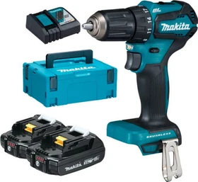 Makita DDF485RAJ Akku-Bohrschrauber inkl. MAKPAC + 2 Akkus 2.0Ah