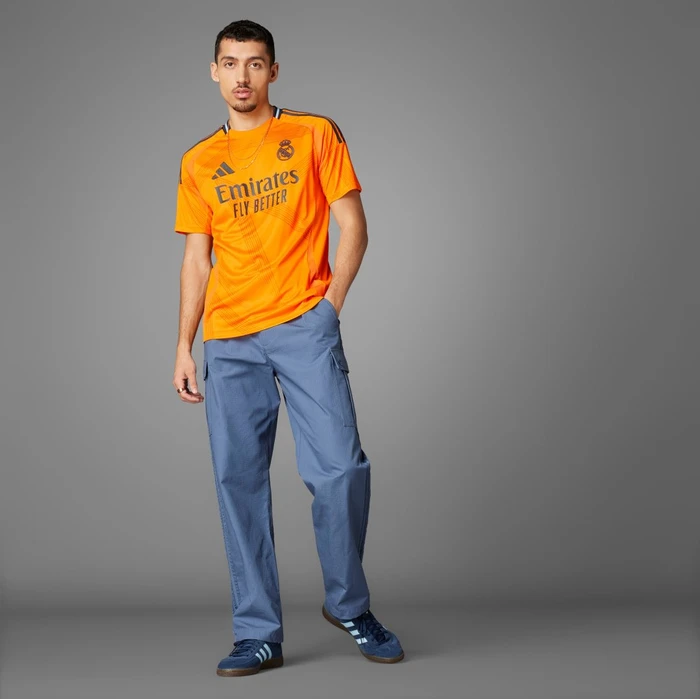 adidas Real Madrid 2024/2025 Auswärtstrikot crew orange (Herren)