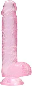 Shots Toys RealRock Crystal Clear Dildo 6"