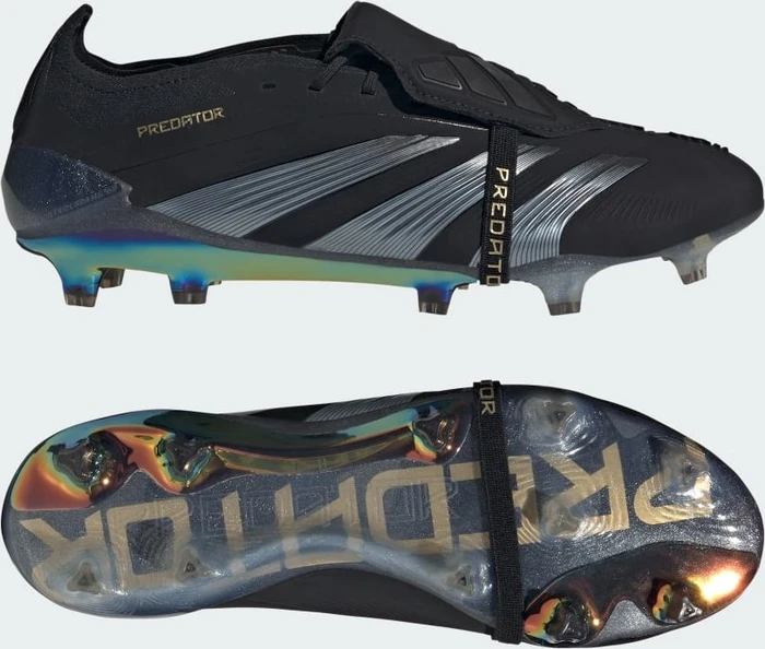 adidas Predator Elite Fold-Over Tongue FG core black/carbon/gold metallic