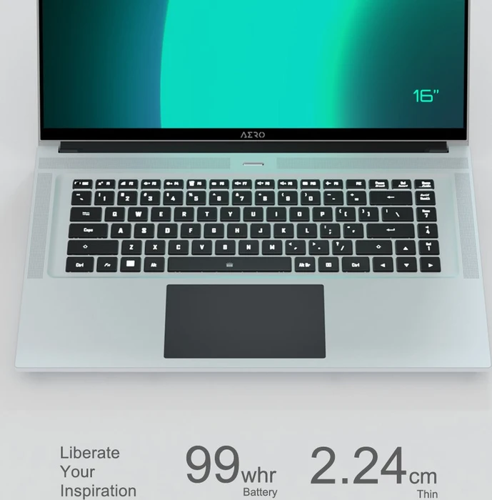 GIGABYTE AERO 16 YE5-94UK948HP, Core i9-12900H, 32GB RAM, 2TB SSD, GeForce RTX 3080 Ti, UK