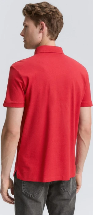 Tom Tailor Piqué Poloshirt kurzarm samba red (Herren)