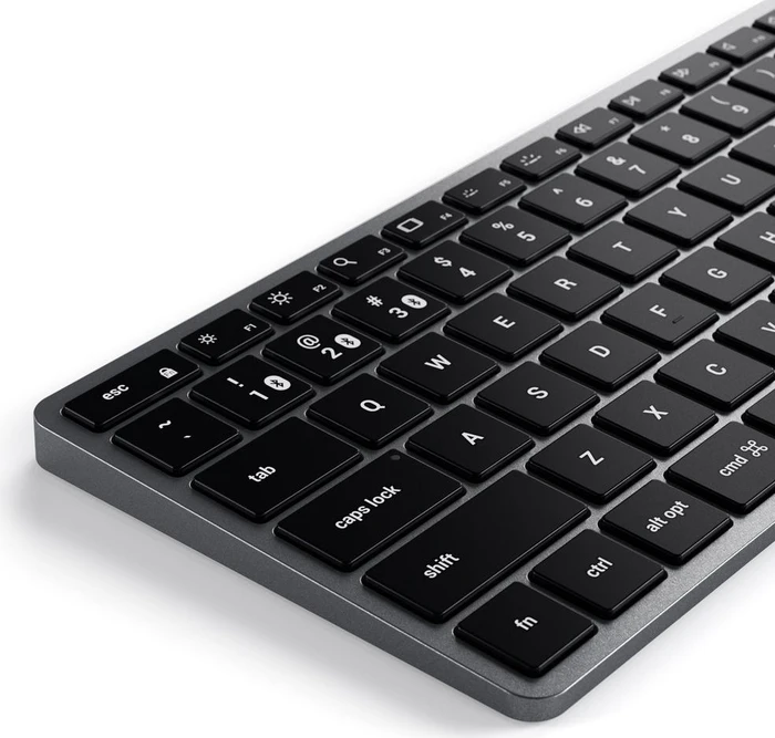 Satechi Slim X1 Backlit Keyboard, schwarz/grau, Bluetooth, US